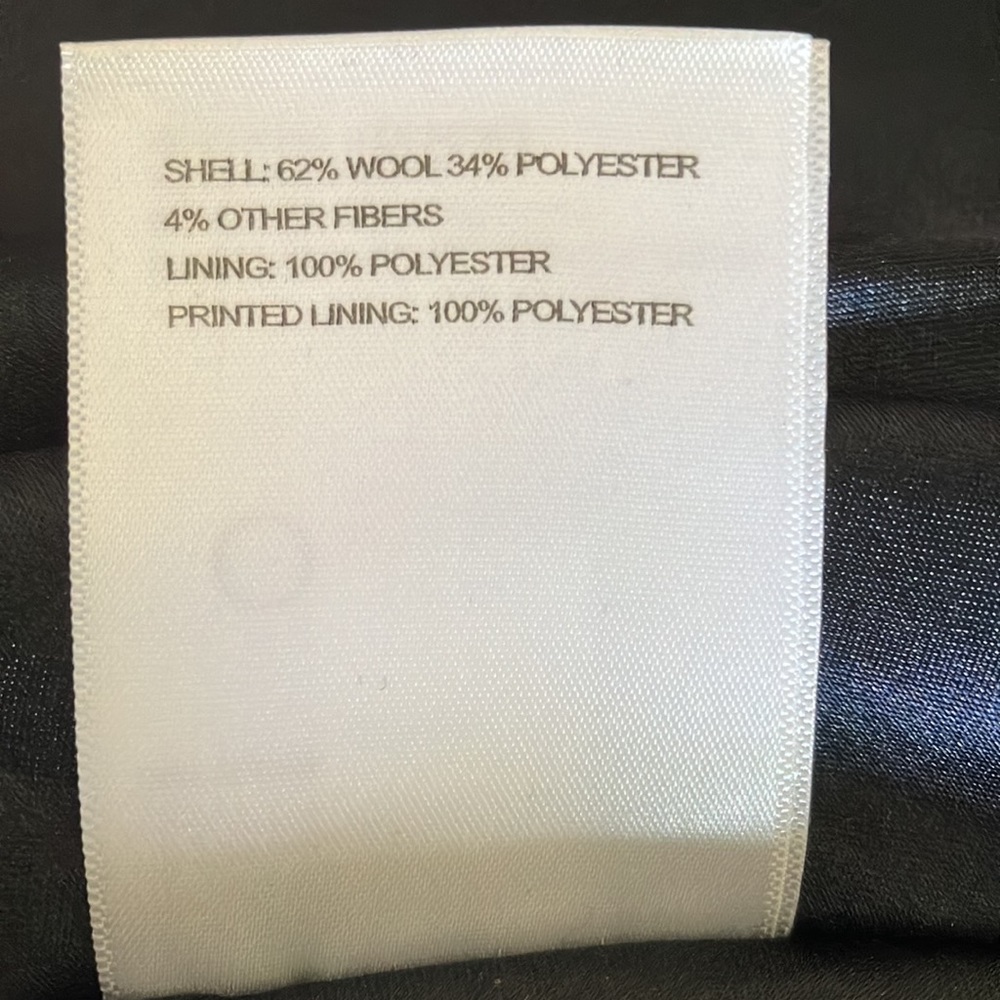 Laundry by Shelli Segal wool coat in dark navy - Picture 9 of 10
